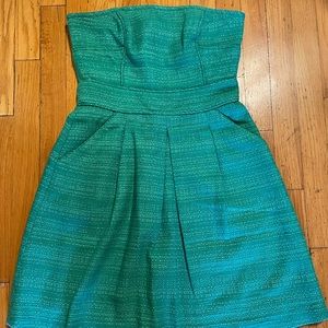 J. Crew Strapless A-line Midi Dress